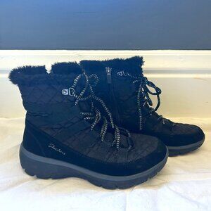 Skechers Winter Ankle Boots Women's Size 6.5 Black